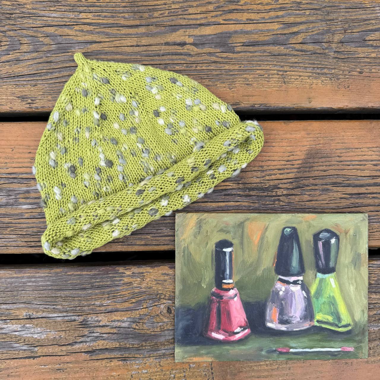 Шапка «Луковка» вязаная