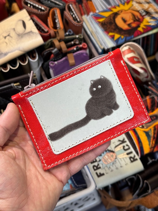 Кошелек с кошкой — фото 1